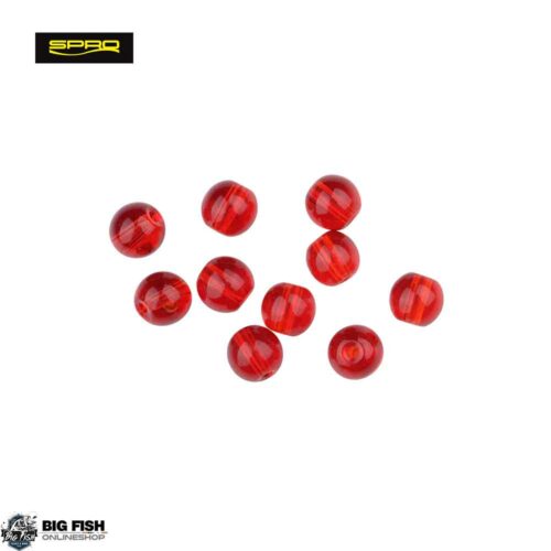 Spro Round Glass Beads Red Ruby