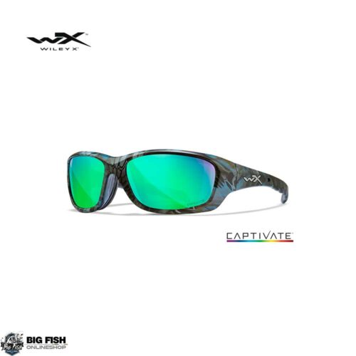 Wiley X Gravity Captivate Green Mirror